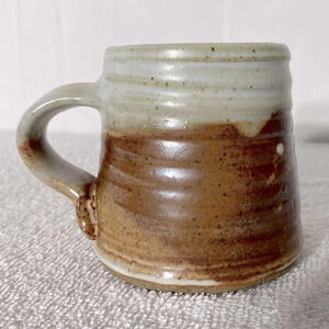 Vintage Handmade Stoneware Ceramic Pottery  Mug